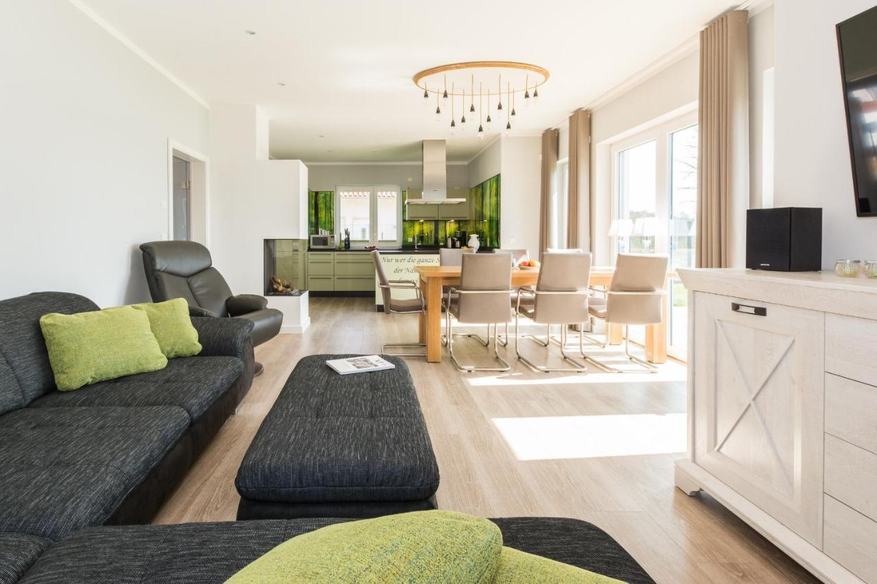 Luxus-See-Domizil Mit Sauna, Kamin Und Boot-130 Qm Fuer 6 Personen Краков ам Зее Екстериор снимка