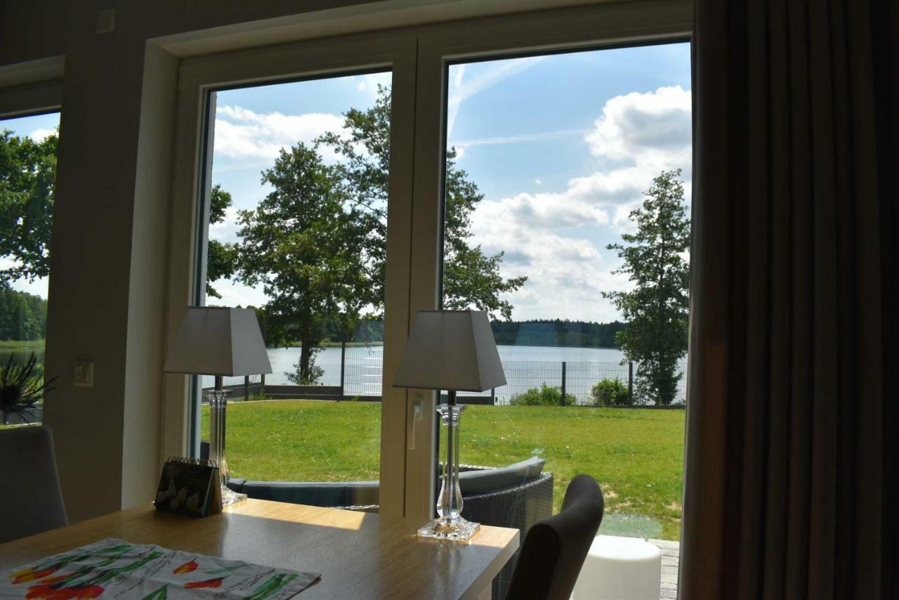 Luxus-See-Domizil Mit Sauna, Kamin Und Boot-130 Qm Fuer 6 Personen Краков ам Зее Екстериор снимка
