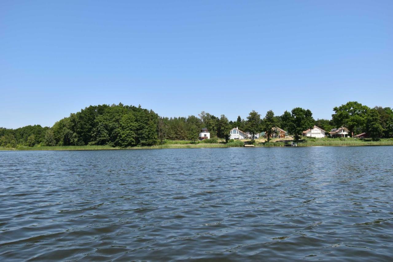 Luxus-See-Domizil Mit Sauna, Kamin Und Boot-130 Qm Fuer 6 Personen Краков ам Зее Екстериор снимка